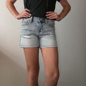 Old navy light washed high waisted shorts